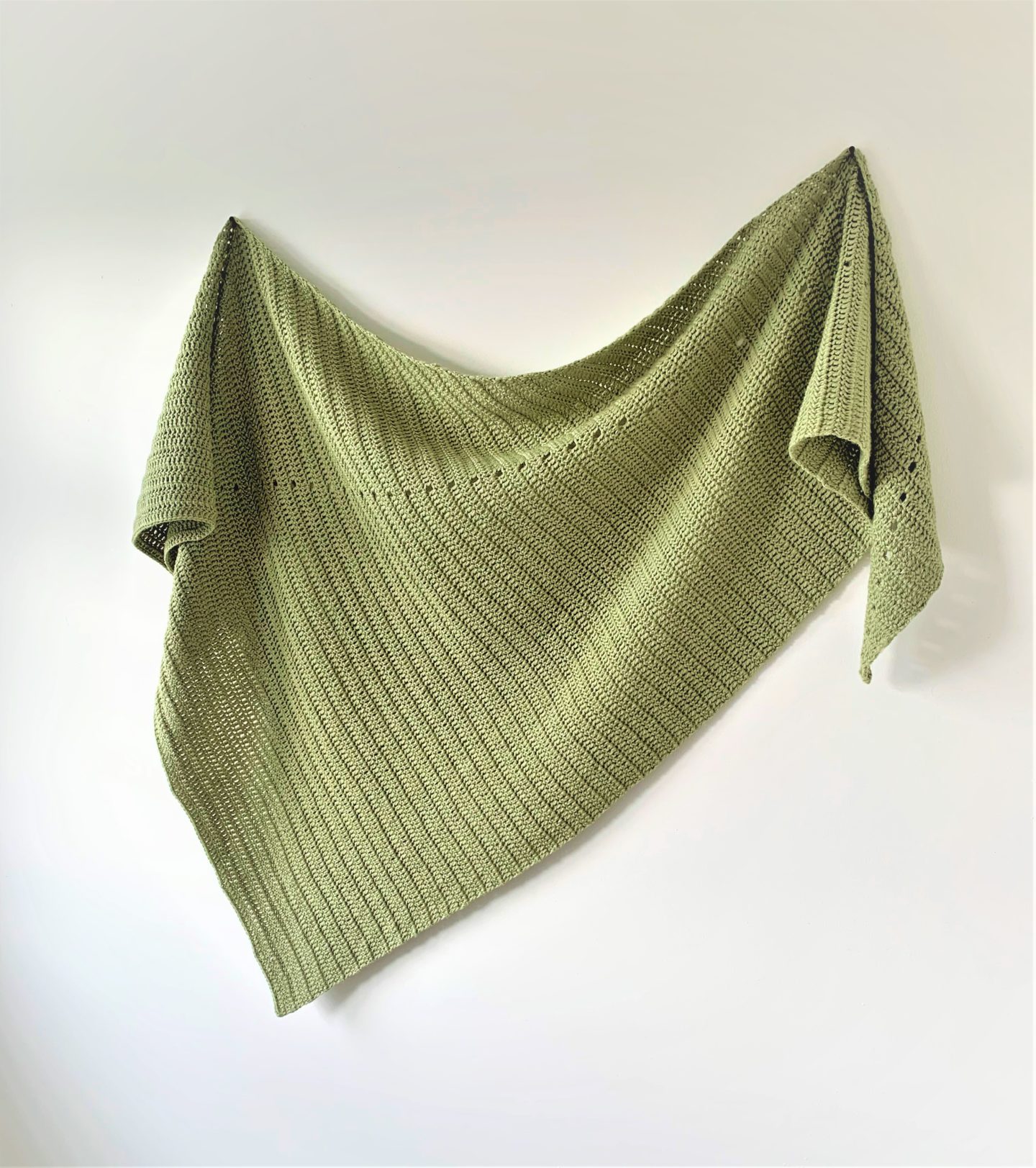 different angle of the ada shawl