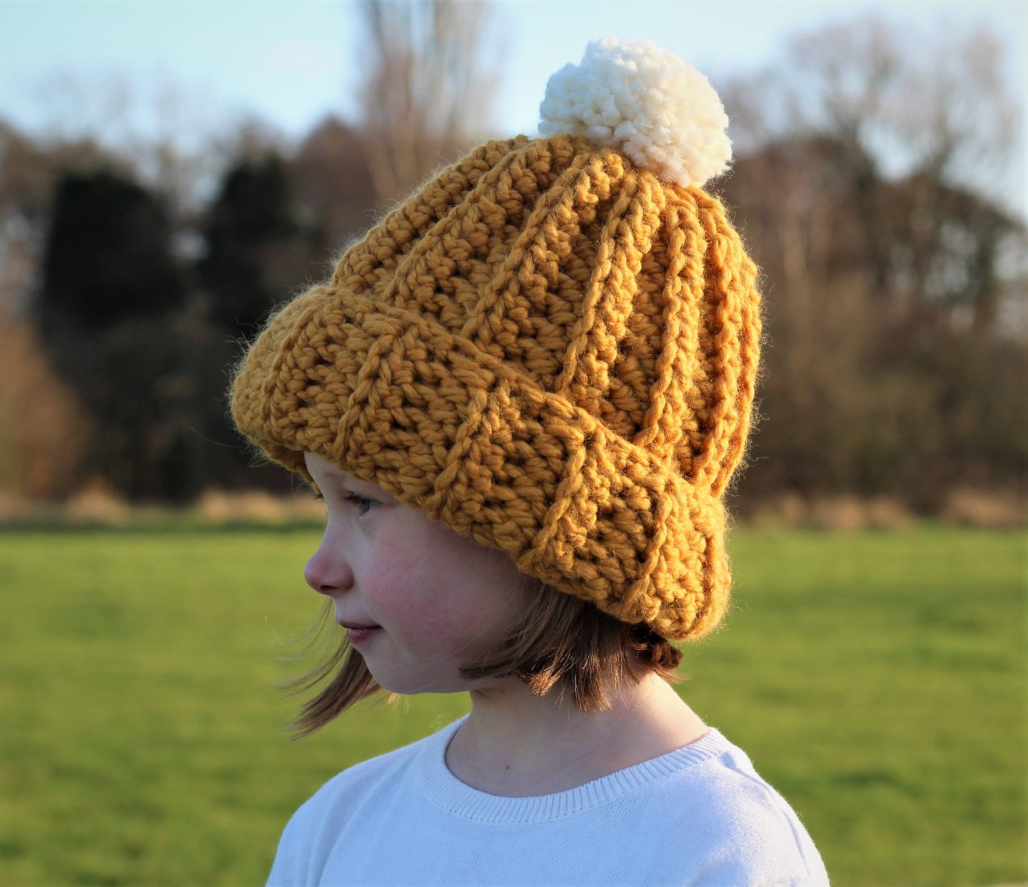 Child crochet 2024 hat pattern