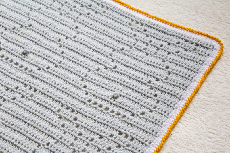 Oscar Crochet Baby Blanket - Free Crochet Pattern - Truly Crochet