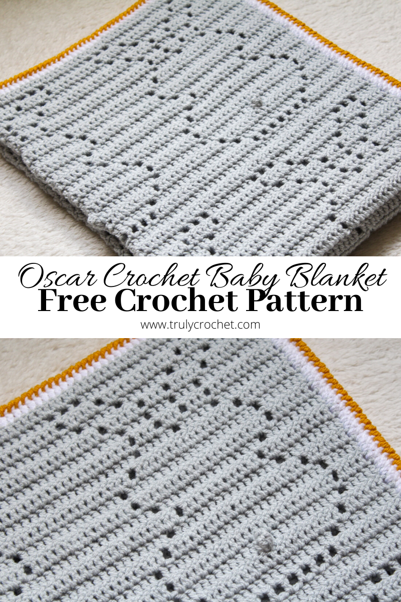 Oscar Crochet Baby Blanket - Free Crochet Pattern