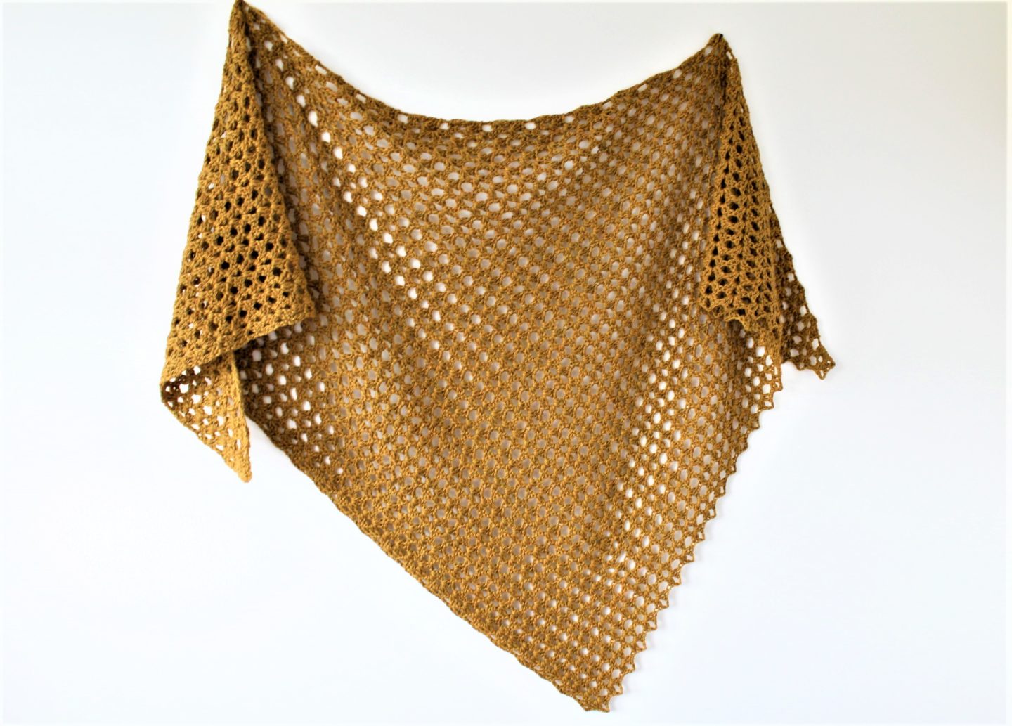 Asymmetric Shawl crochet pattern