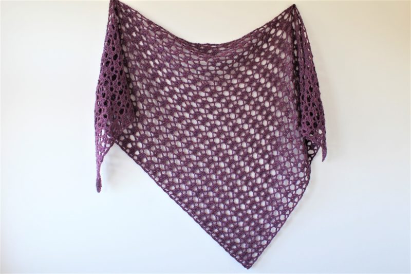 Amelia Asymmetrical Shawl - Free Crochet Pattern - Truly Crochet