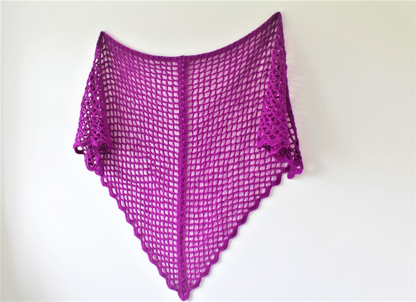 Side view of this free crochet pattern