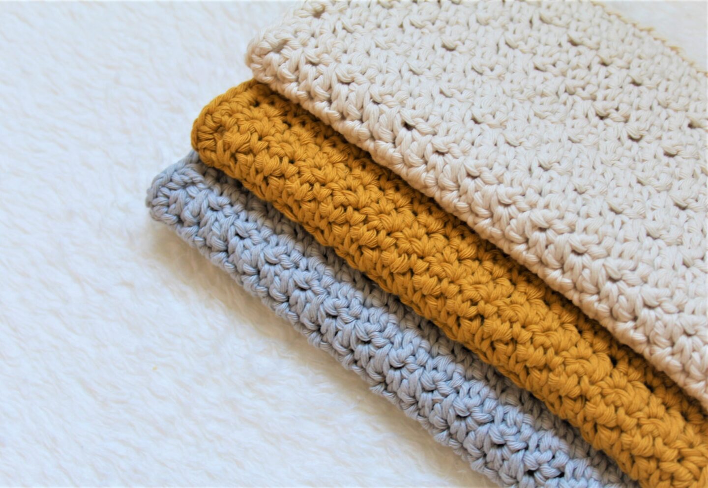Whispering Pines Dishcloth - Free Crochet Pattern - Truly Crochet