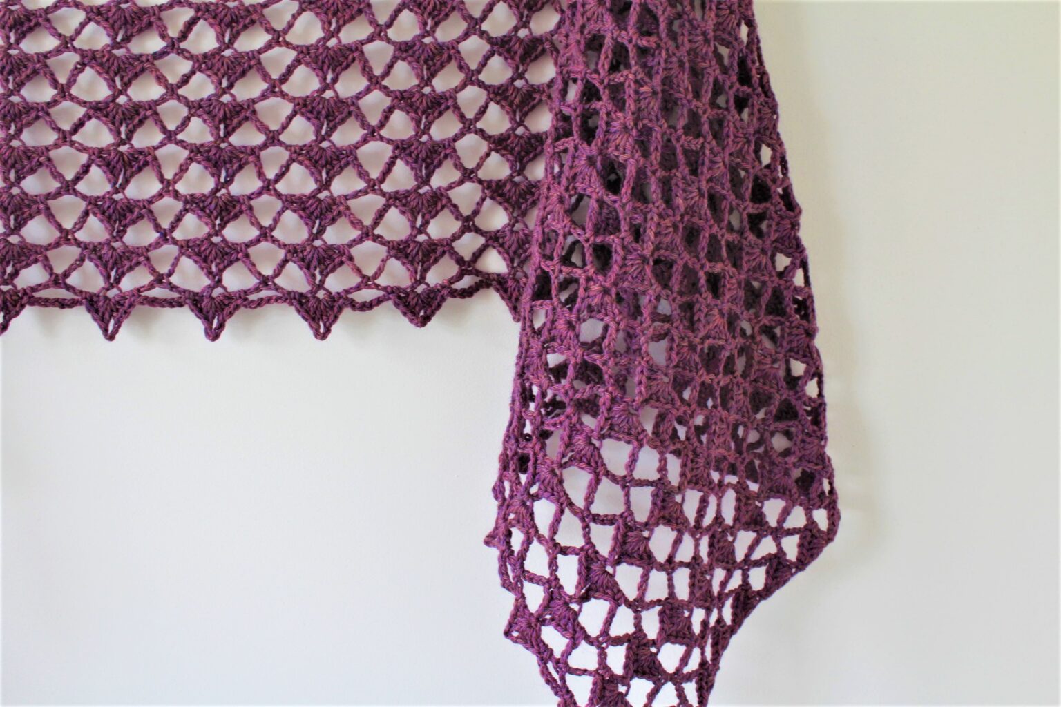 Jasmine Shawl - Free Crochet Pattern - Truly Crochet & Knit