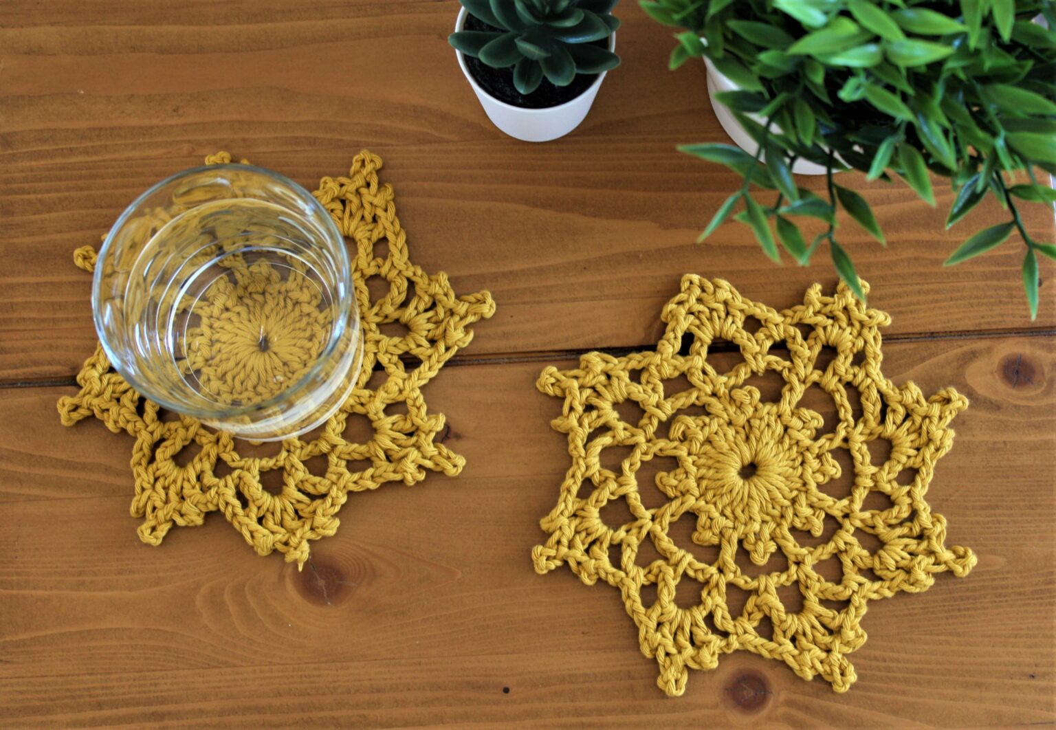 Lacy Flower Coaster - Free Crochet Pattern - Truly Crochet