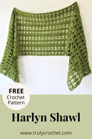 Harlyn Shawl - Free Crochet Pattern - Truly Crochet