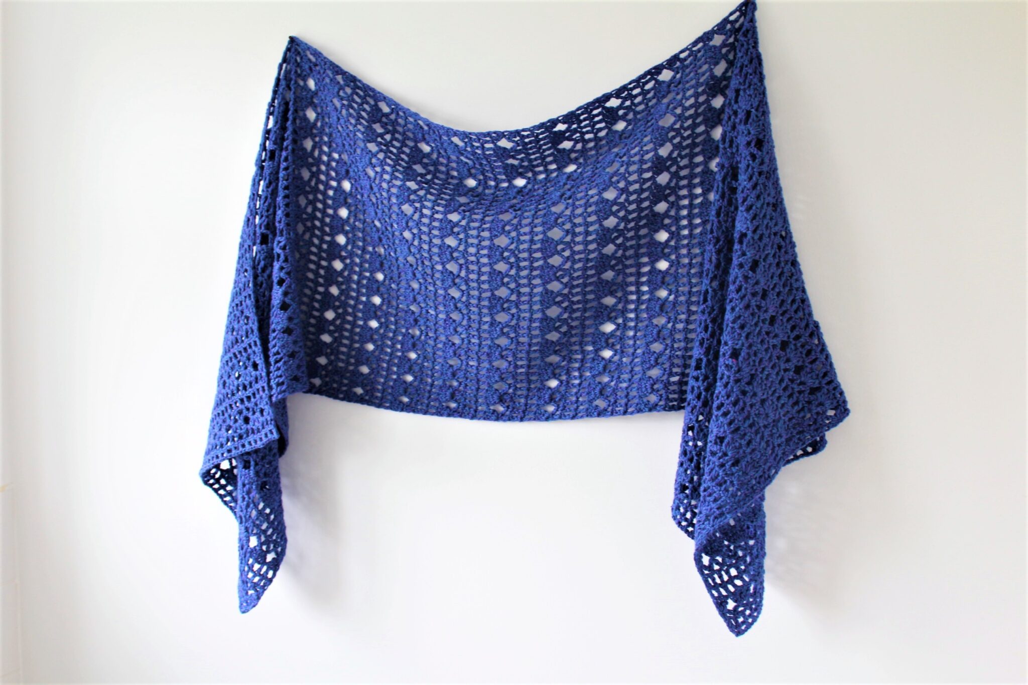 Wren Sideways Shawl - Free Crochet Pattern - Truly Crochet