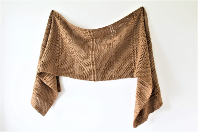 Brianna Sideways Shawl - Free Crochet Pattern - Truly Crochet