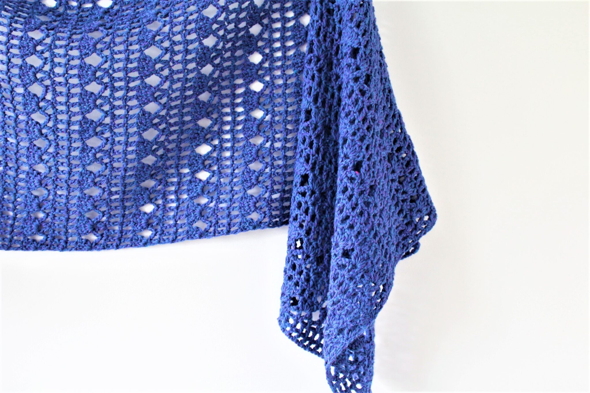 Wren Sideways Shawl - Free Crochet Pattern - Truly Crochet