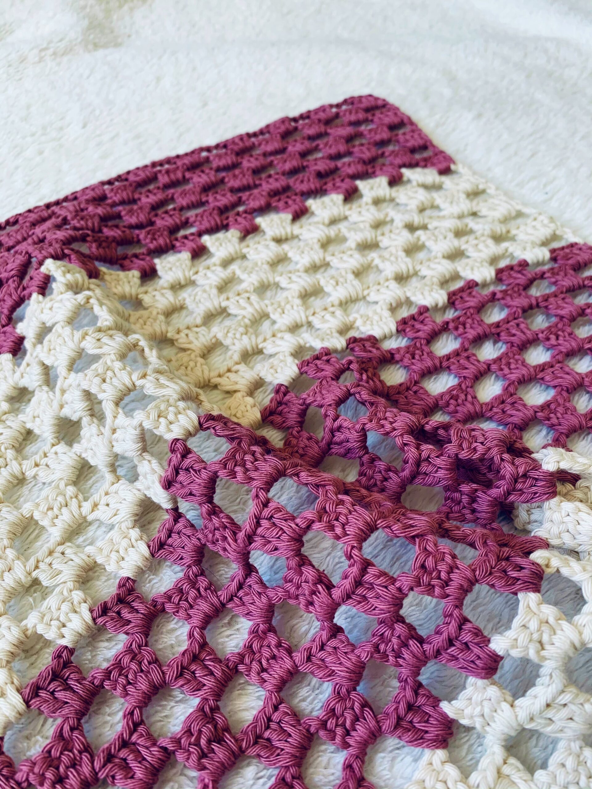Nora Baby Blanket free crochet pattern