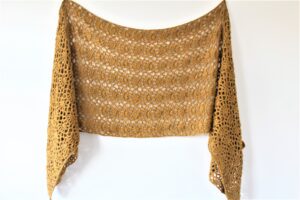 Chloe Sideways Shawl - Free Crochet Pattern - Truly Crochet