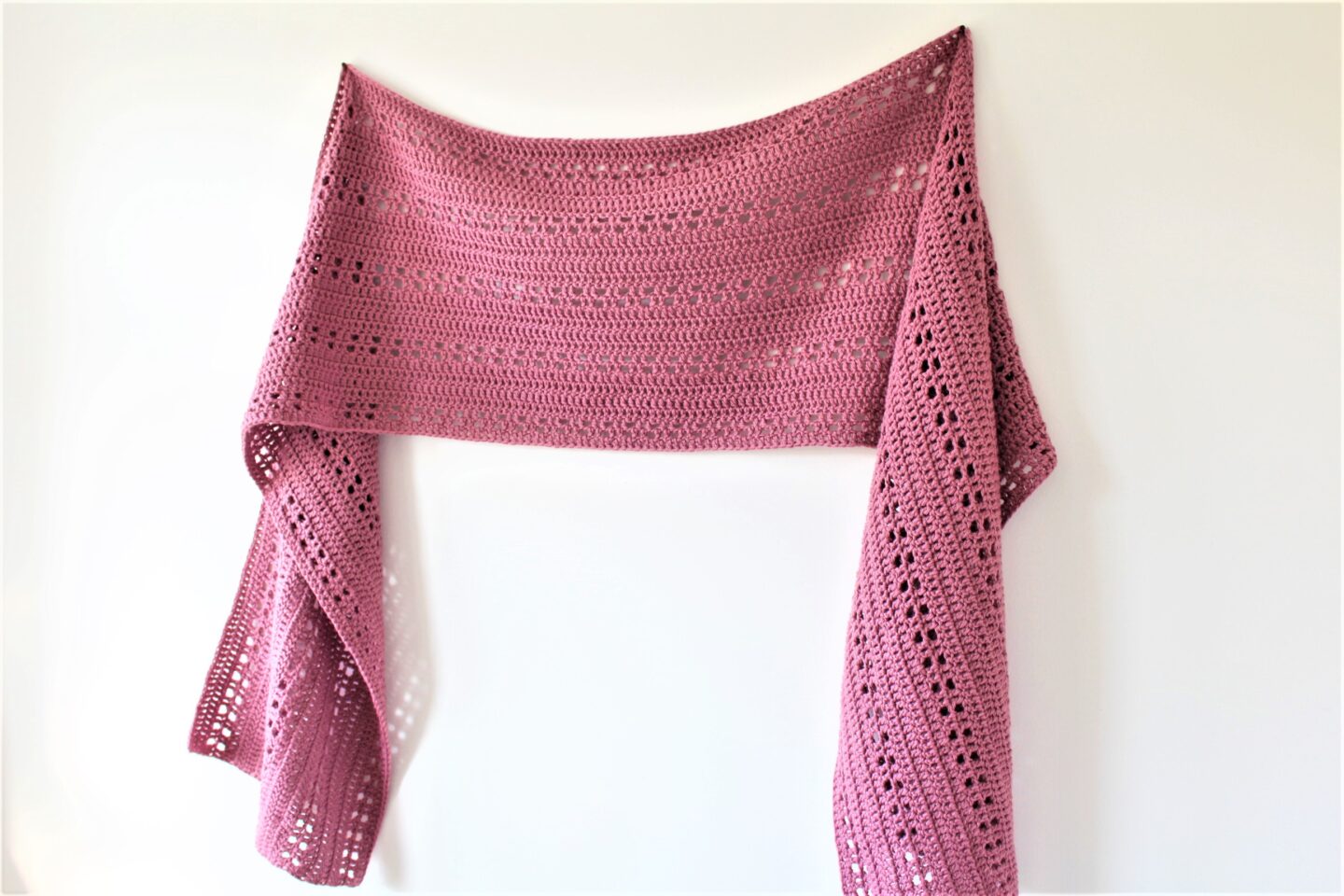 Orla top down shawl free crochet pattern