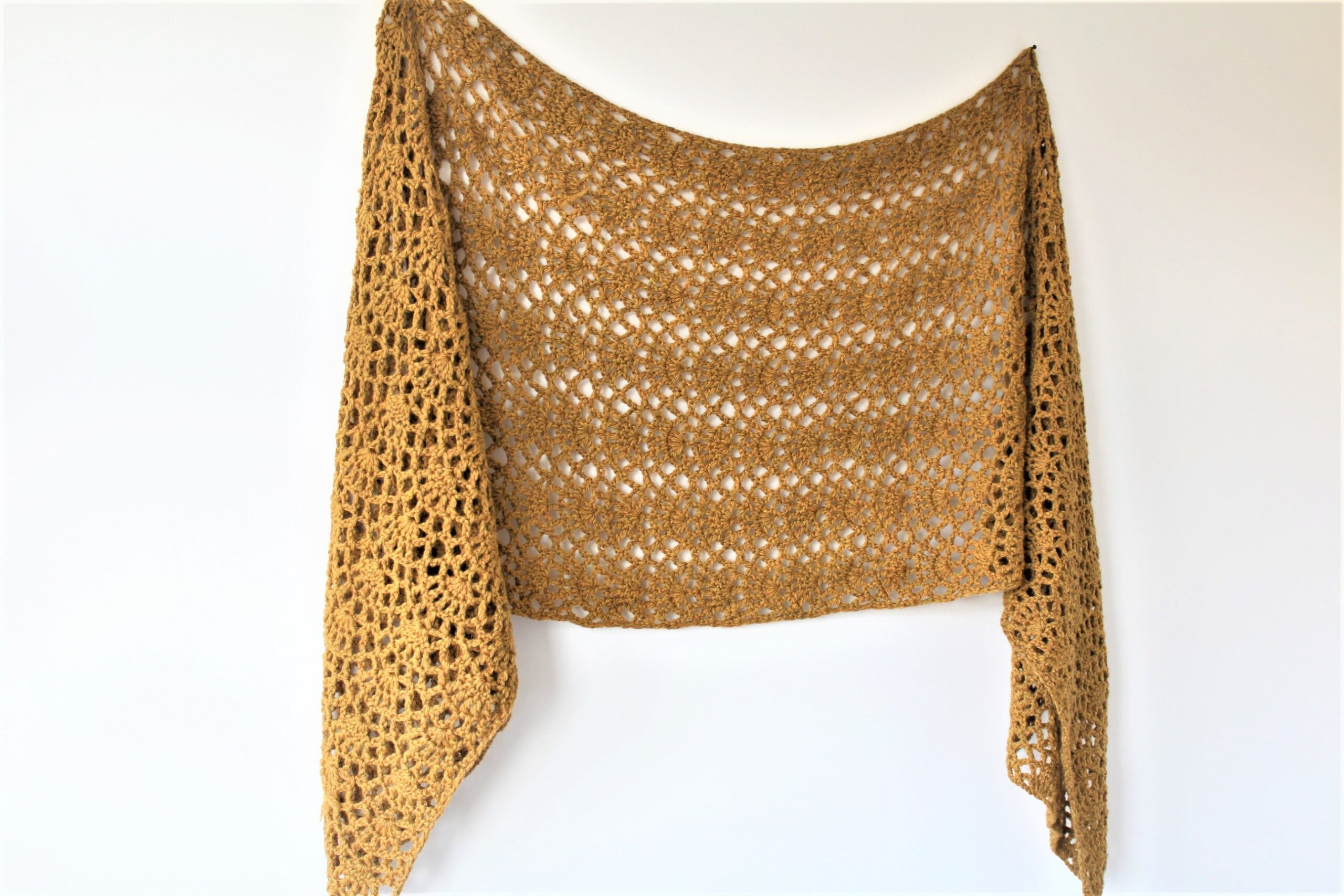 Chloe Sideways Shawl - Free Crochet Pattern - Truly Crochet