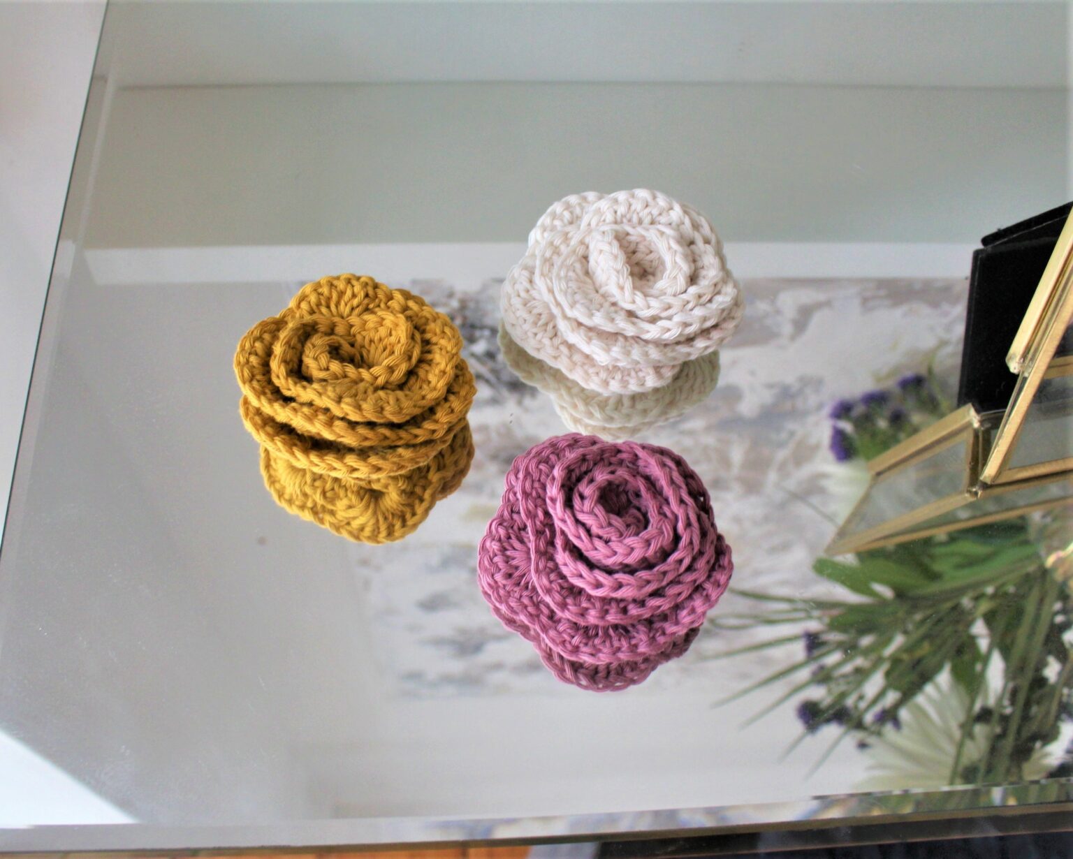 Crochet Flower Applique Free Crochet Pattern Truly Crochet