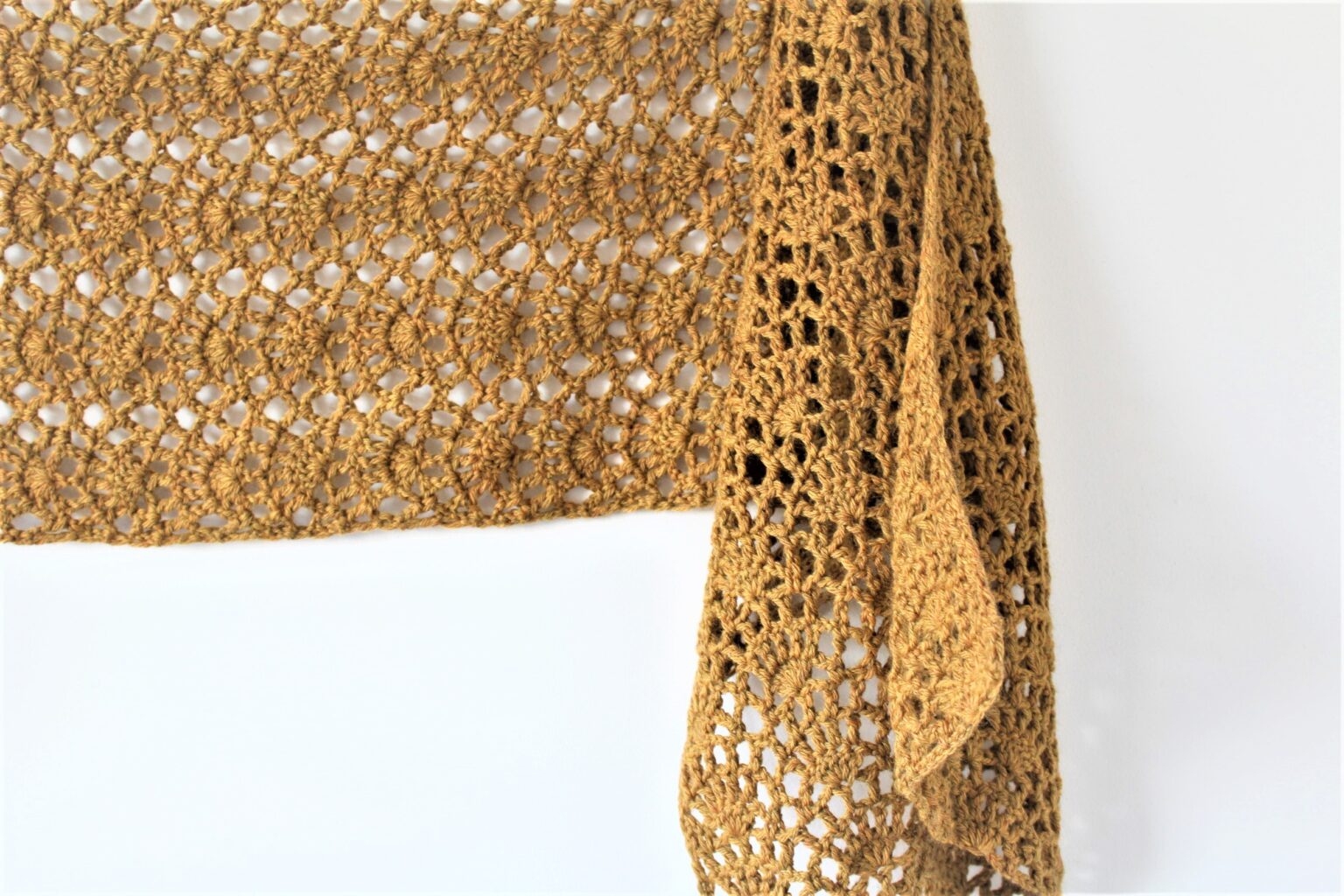 Chloe Sideways Shawl - Free Crochet Pattern - Truly Crochet