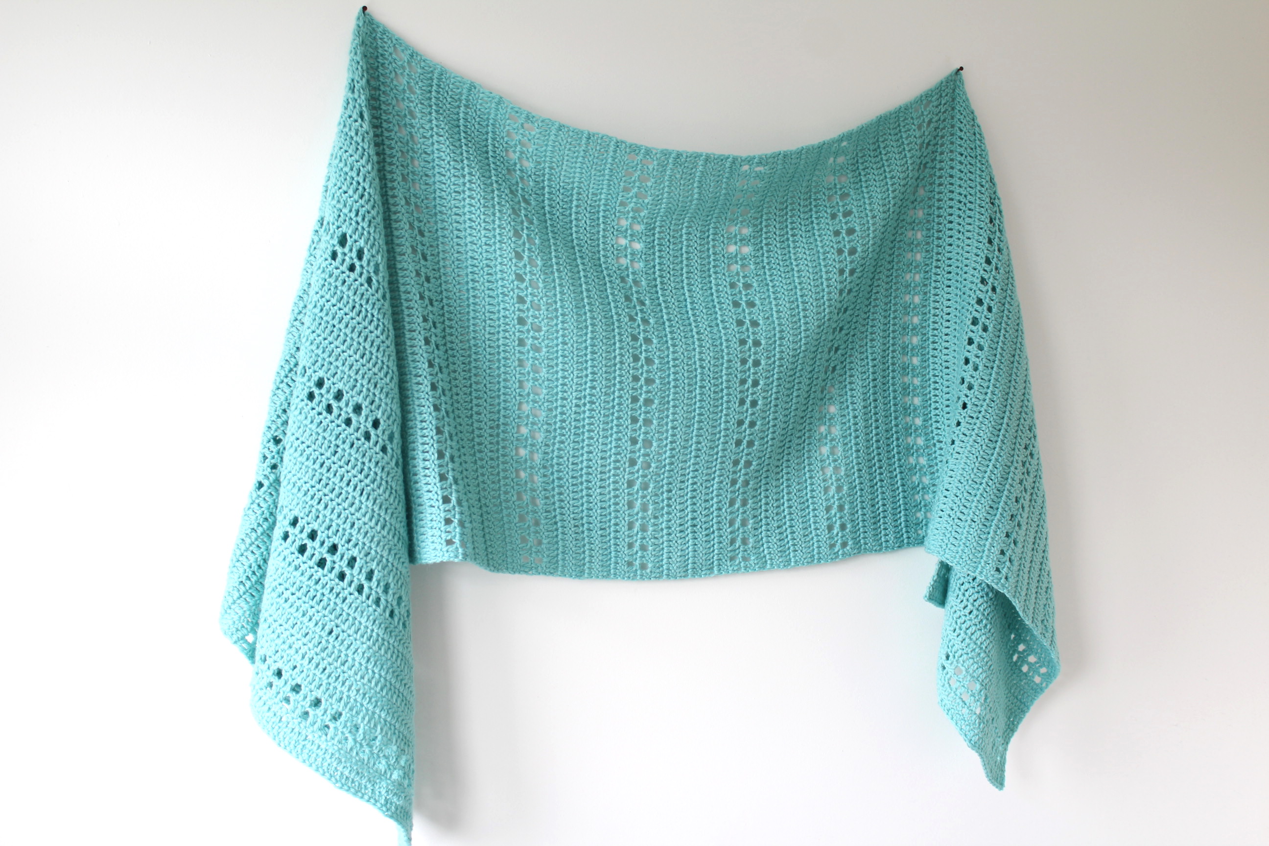 Orla Sideways Shawl - Free Crochet Pattern - Truly Crochet