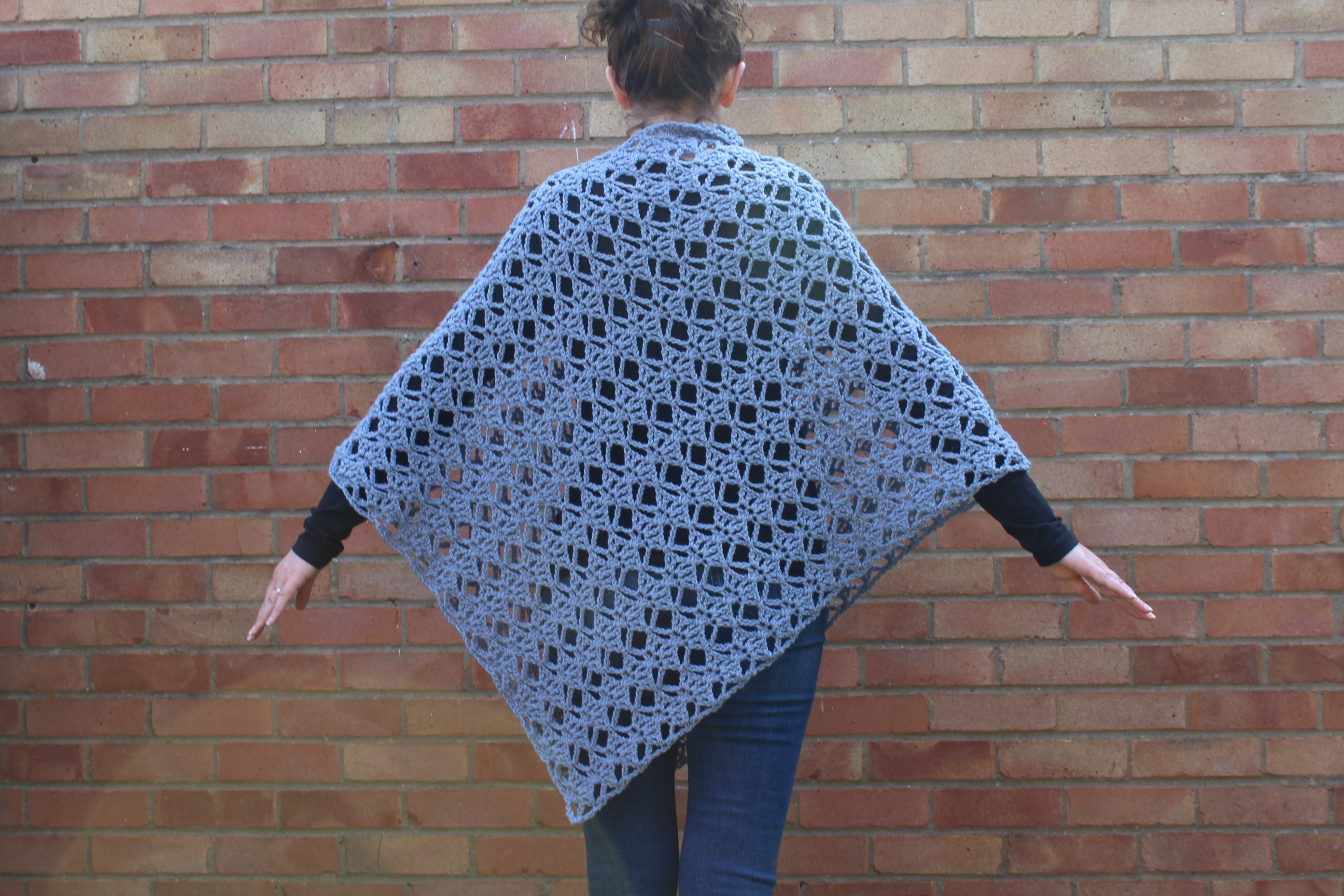 Bella Asymmetrical Poncho - Free Crochet Pattern - Truly Crochet