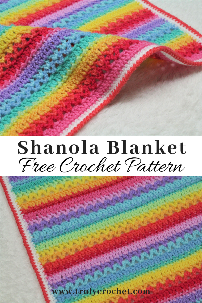 Shanola Blanket - Free Crochet Pattern - Truly Crochet