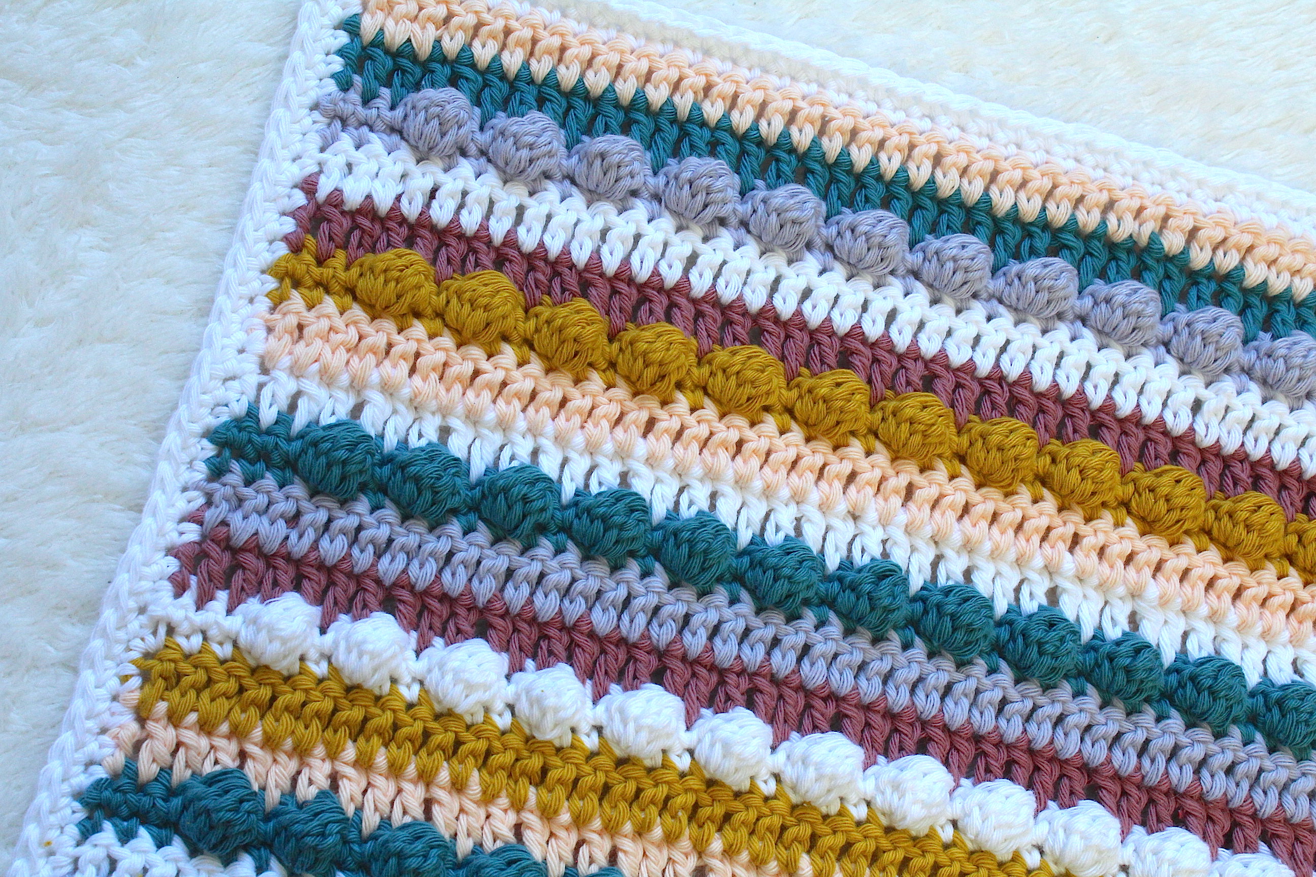 Free Crochet Pattern - Mountain Spring Blanket