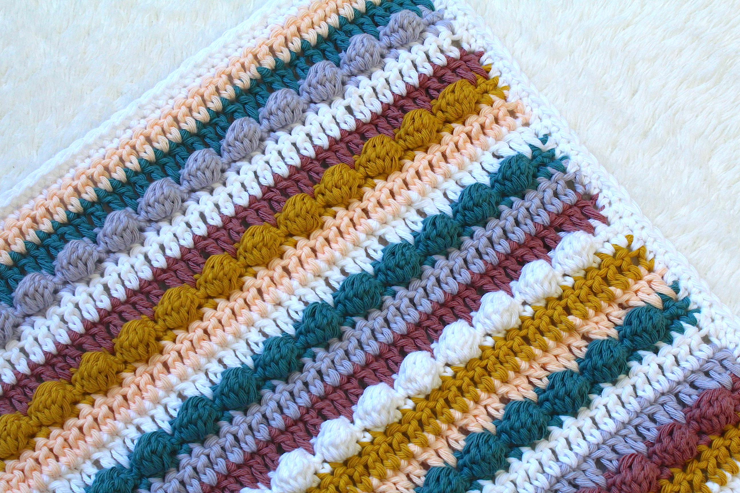 Mountain Spring Blanket - Free Crochet Pattern