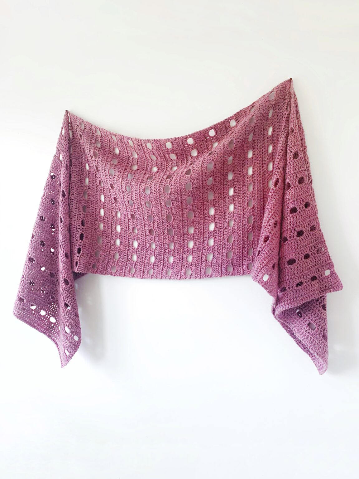 Hew Sideways Shawl - Free Crochet Pattern - Truly Crochet