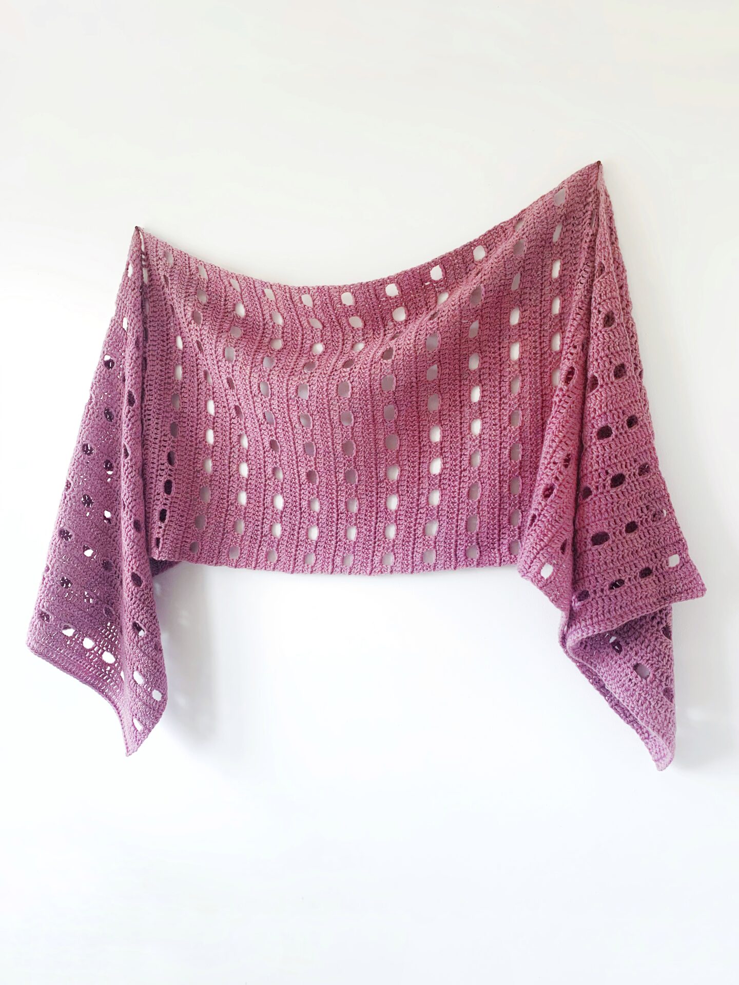 Hew Sideways Shawl - Free Crochet Pattern