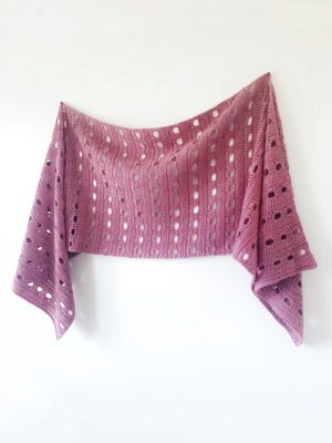 Hew Sideways Shawl - Free Crochet Pattern - Truly Crochet