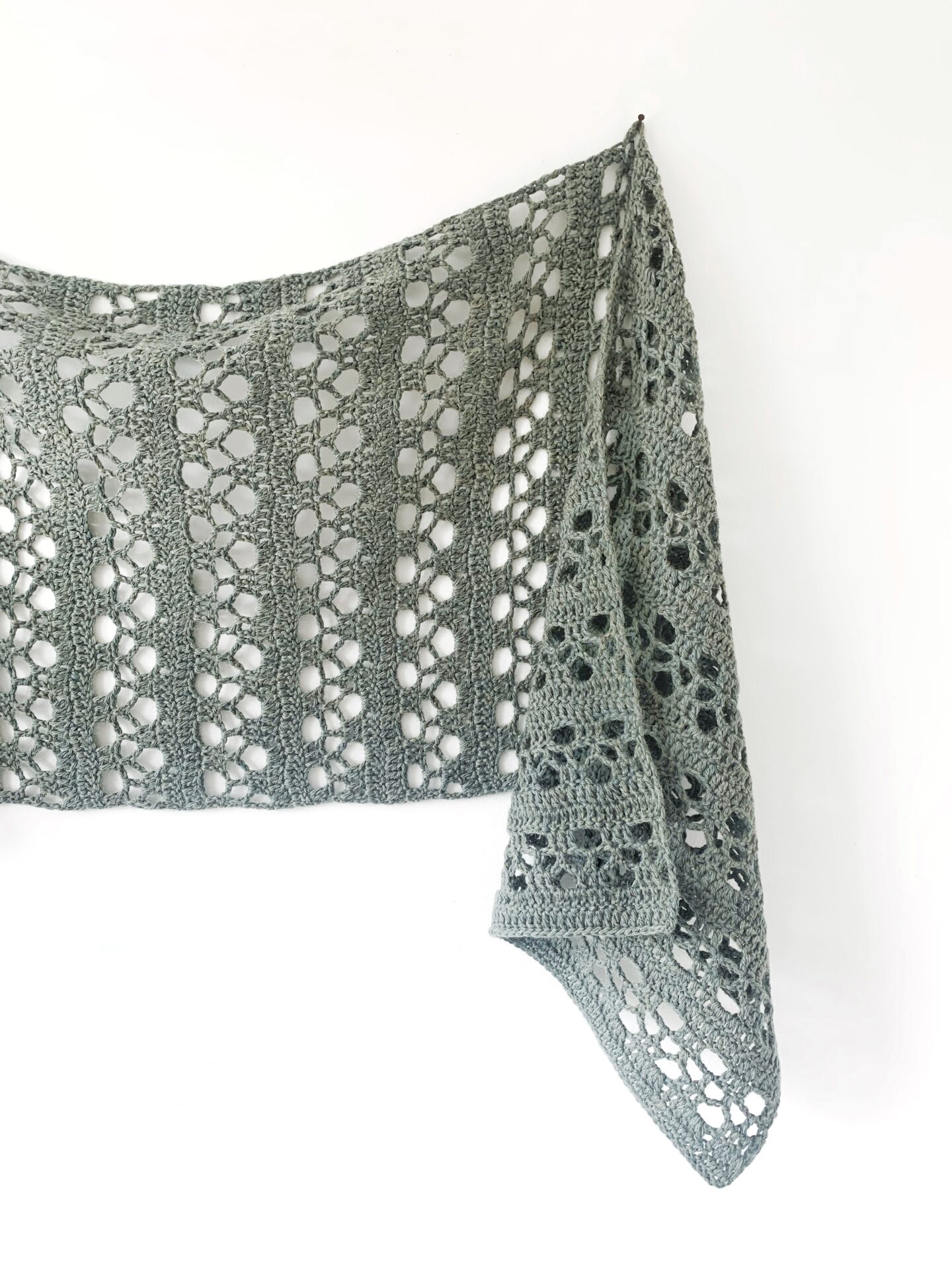 Free Crochet Pattern - Switchback Sideways Shawl