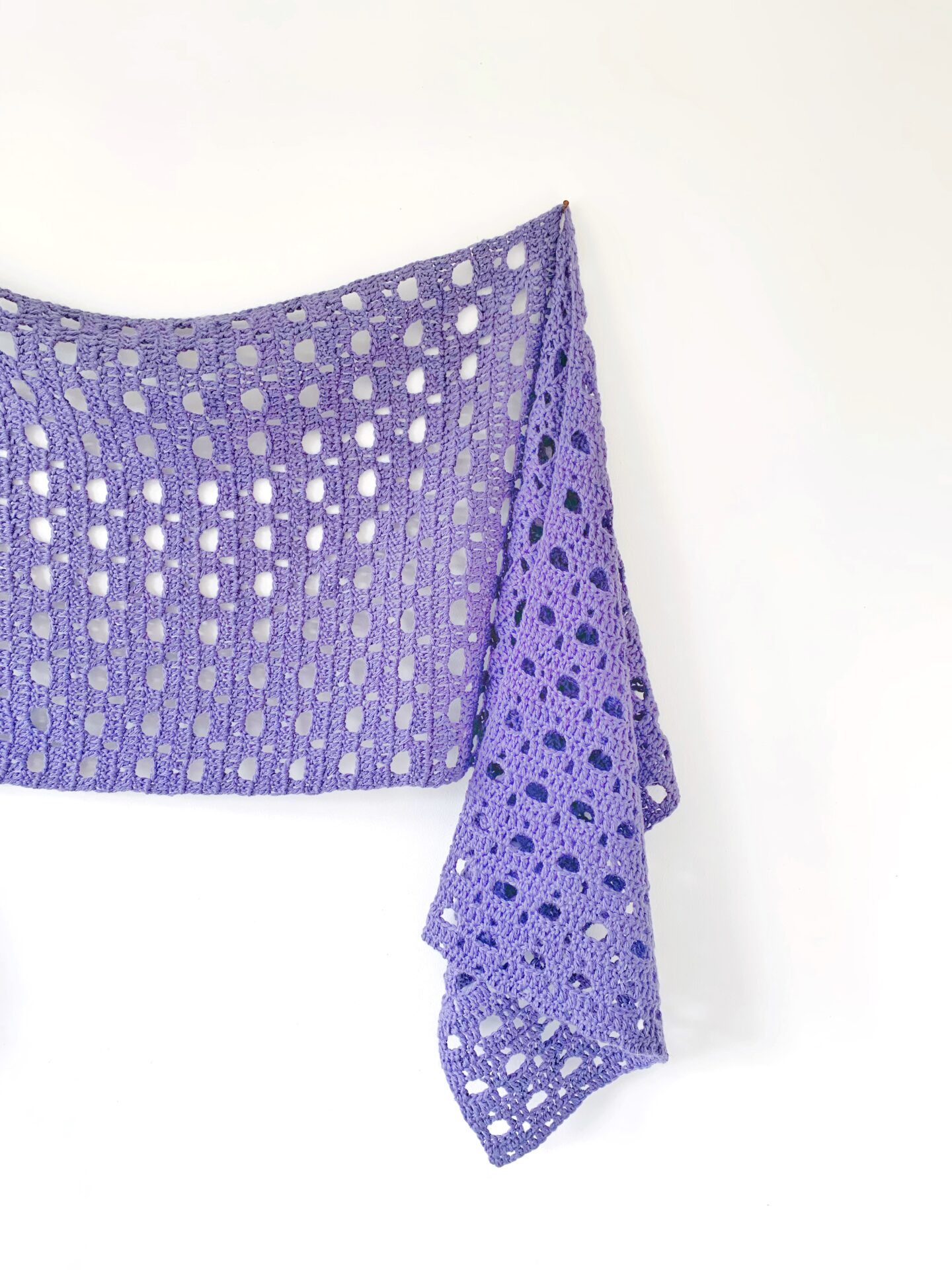 Free Crochet Pattern - Akos Sideways Shawl