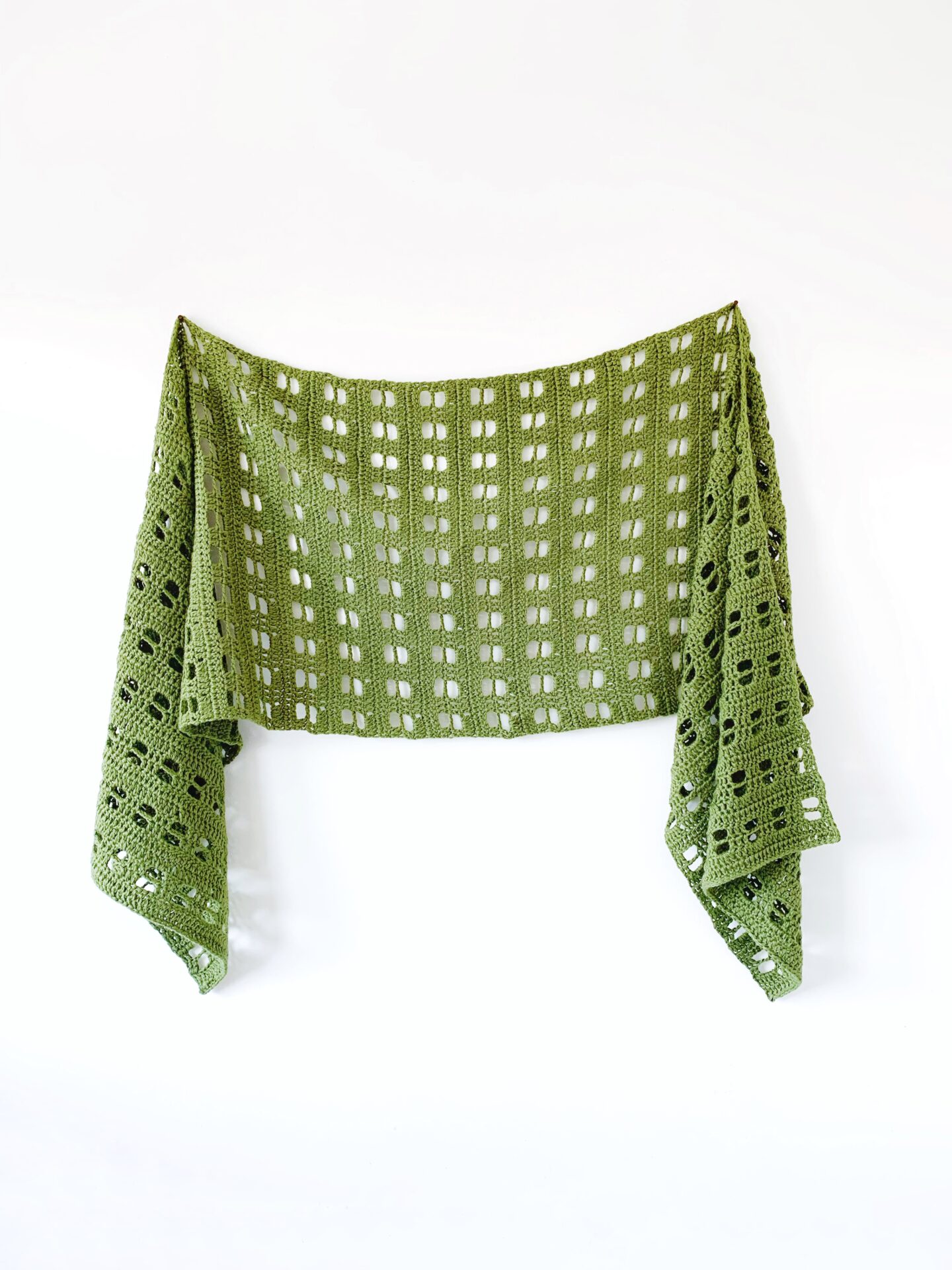 Silverwood Sideways Shawl - Free Crochet Pattern