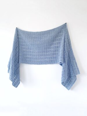 Clearwater Sideways Shawl - Free Crochet Pattern - Truly Crochet