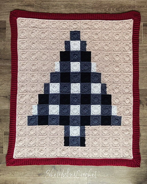 Christmas tree blanket