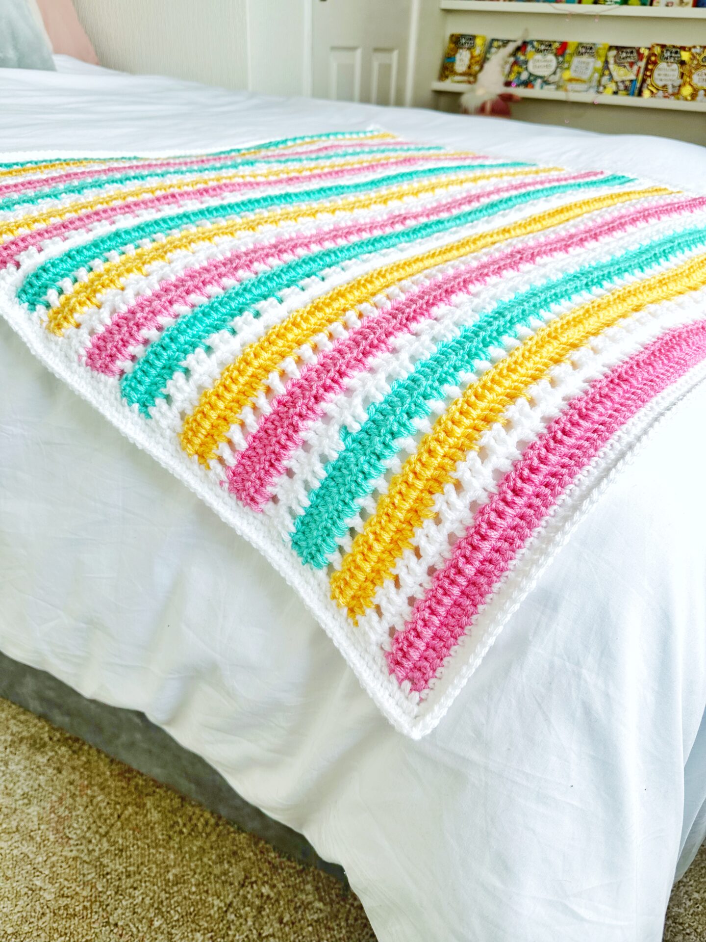 Free Crochet Pattern - Carina Baby Blanket