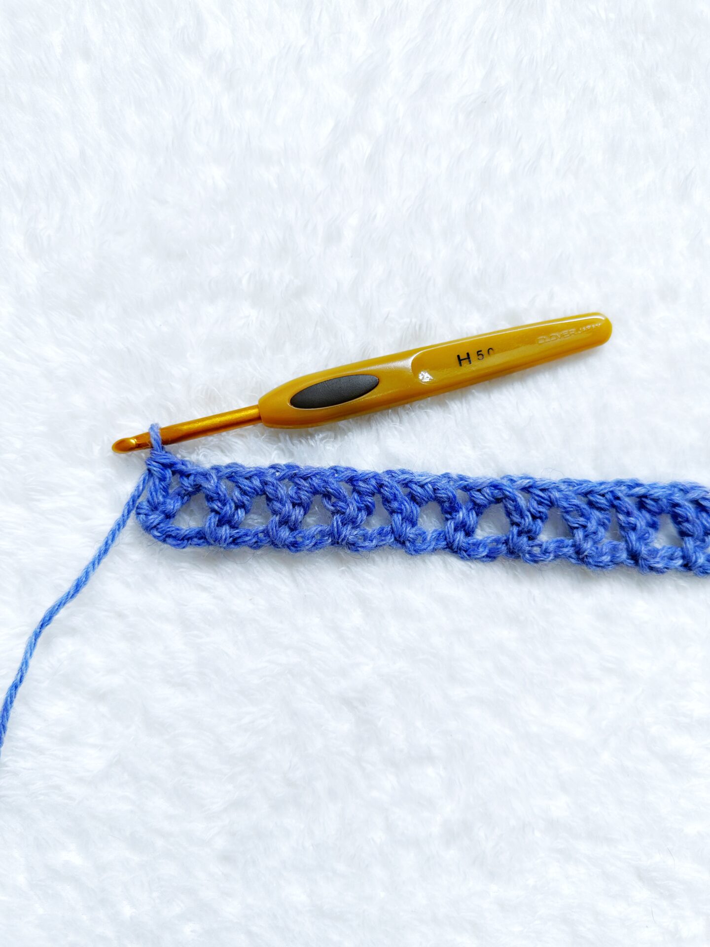 Row two of chain of events stitch