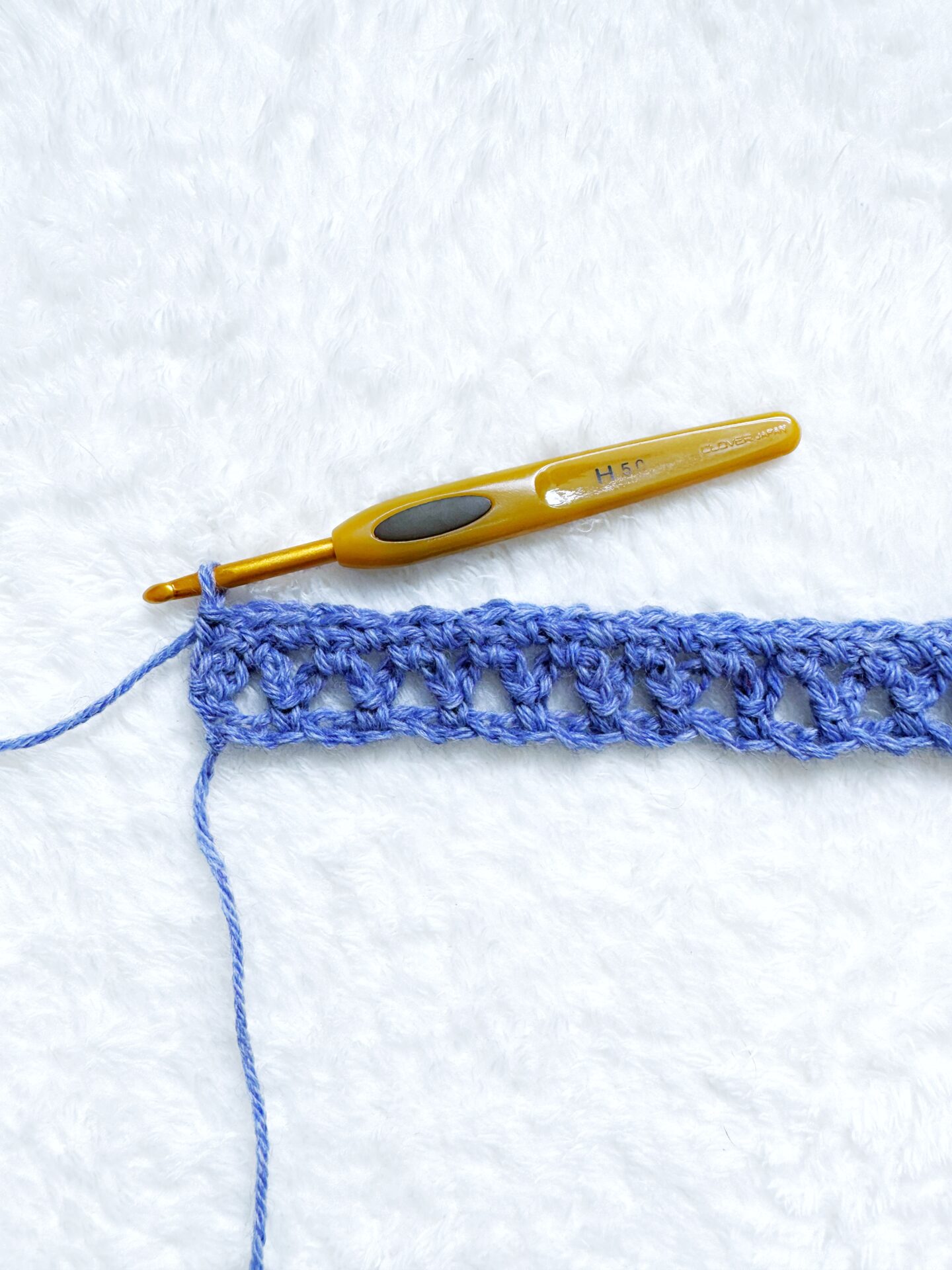 Row three of chain of events stitch