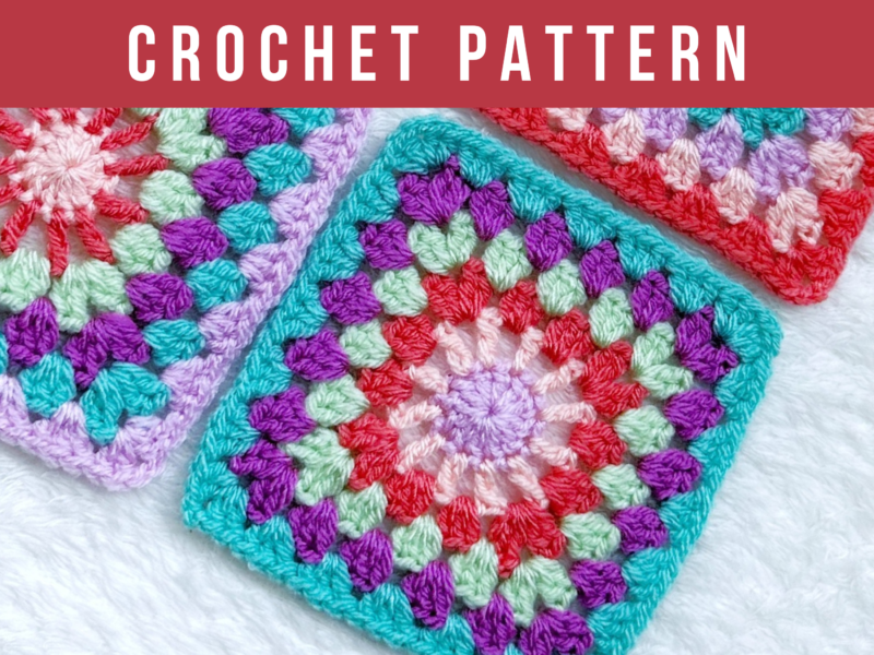Radiance Granny Square - Free Crochet Pattern - Truly Crochet