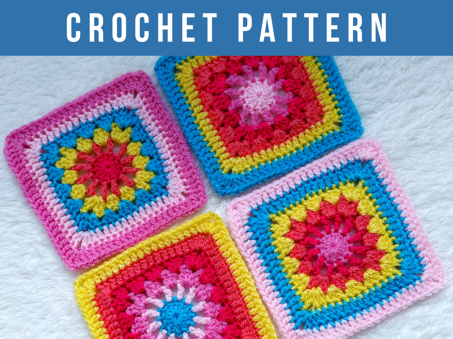Basic Granny Square - Free Crochet Pattern - The Purple Poncho