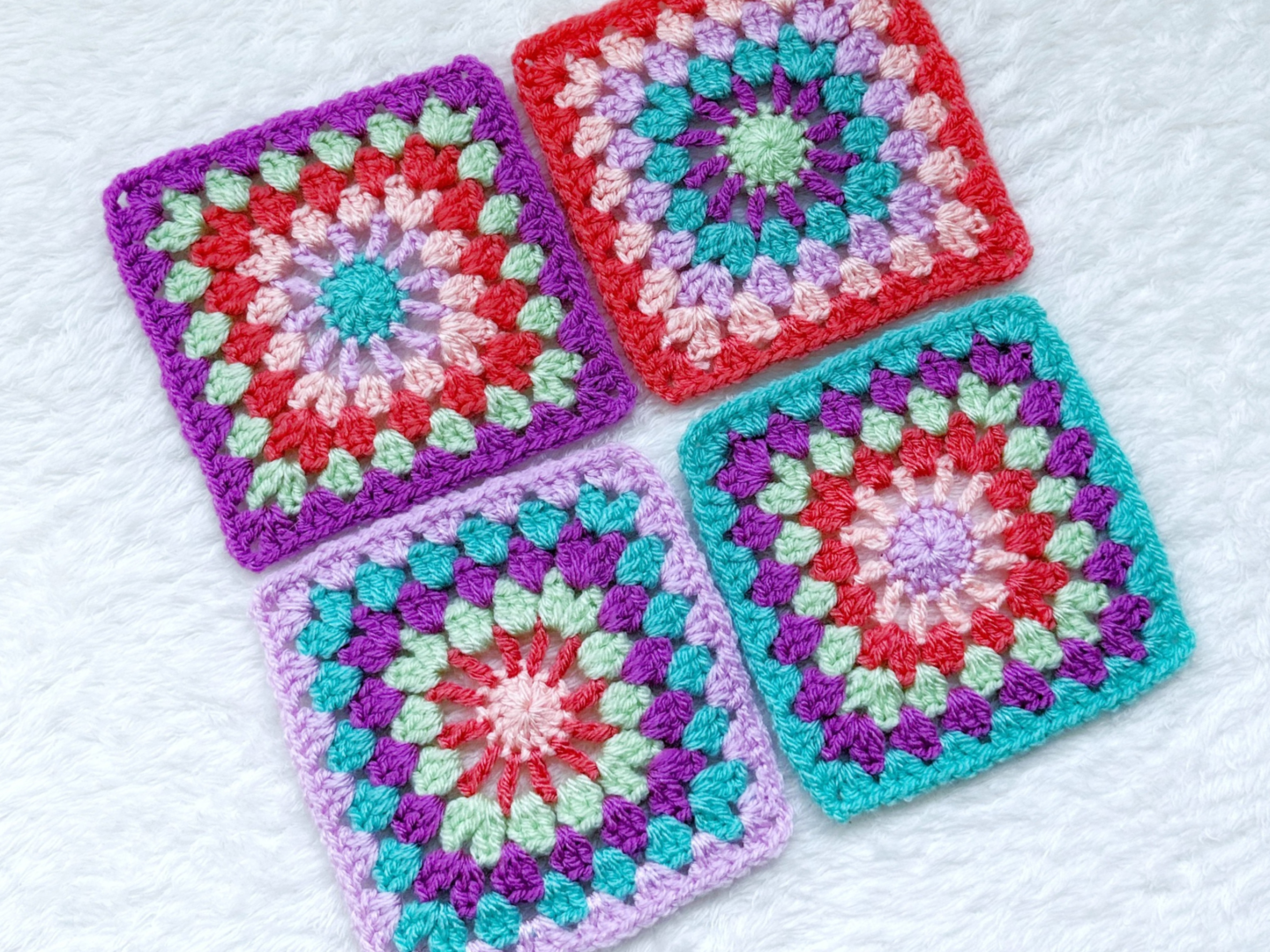 Radiance Granny Square Pattern - Free Crochet Pattern