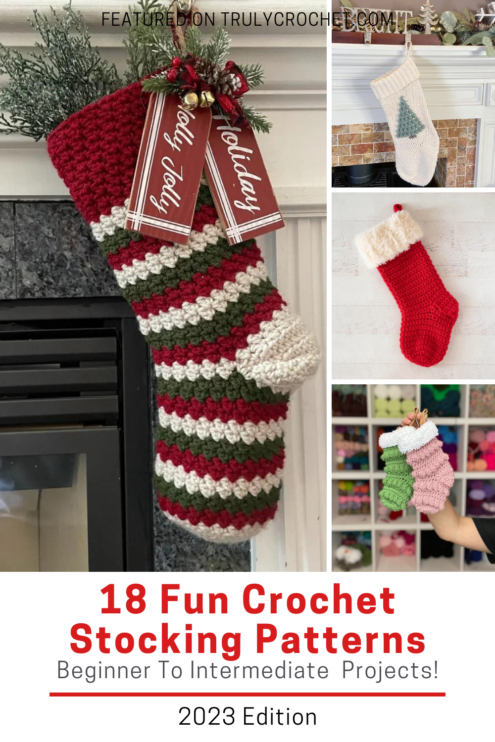 18 Fun Crochet Stocking Patterns