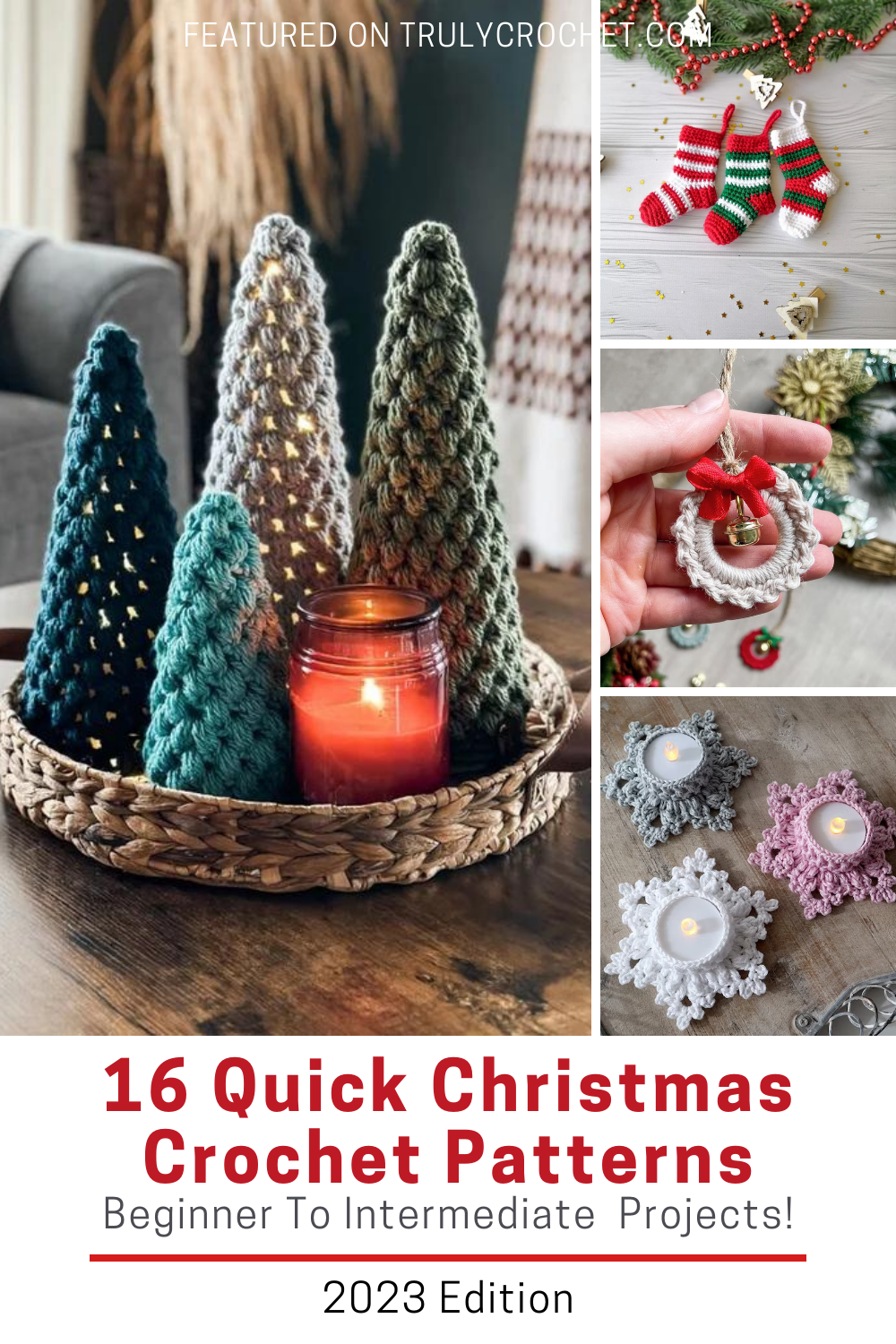 16 quick christmas crochet patterns - 2023 edition
