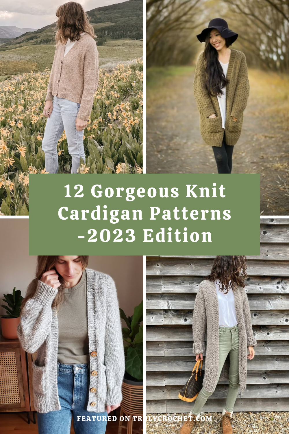 12 Gorgeous Knit Cardigan Patterns - 2023 edition