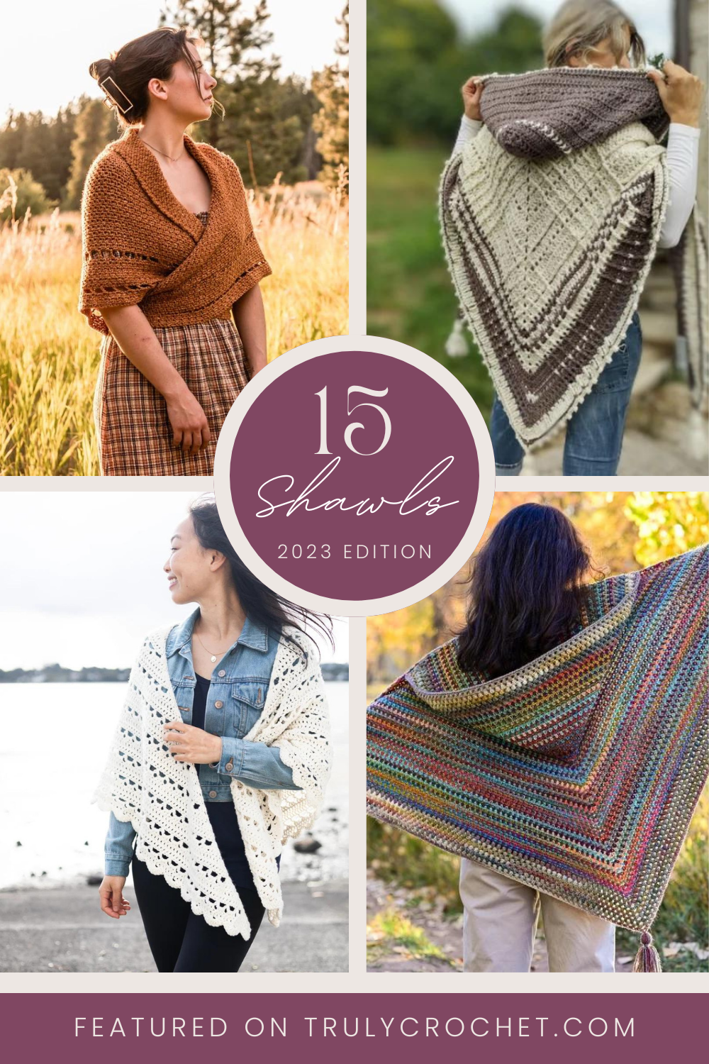 15 Stunning Crochet Shawl Patterns