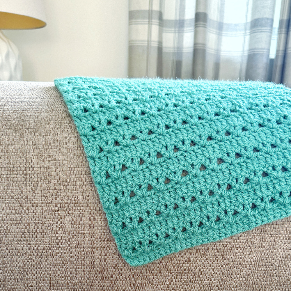 Crochet baby blanket crochet free pattern  Skylines 