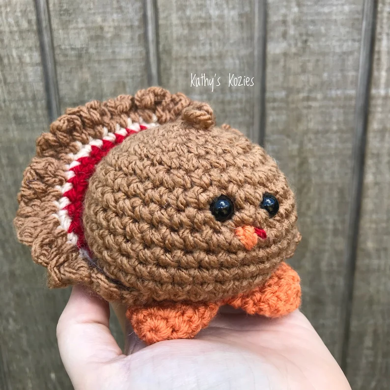 Little Gobbles Crochet Turkey