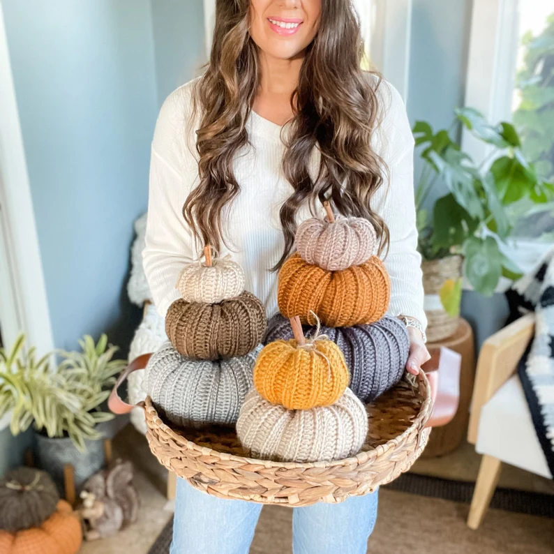 Country Harvest Crochet Pumpkin