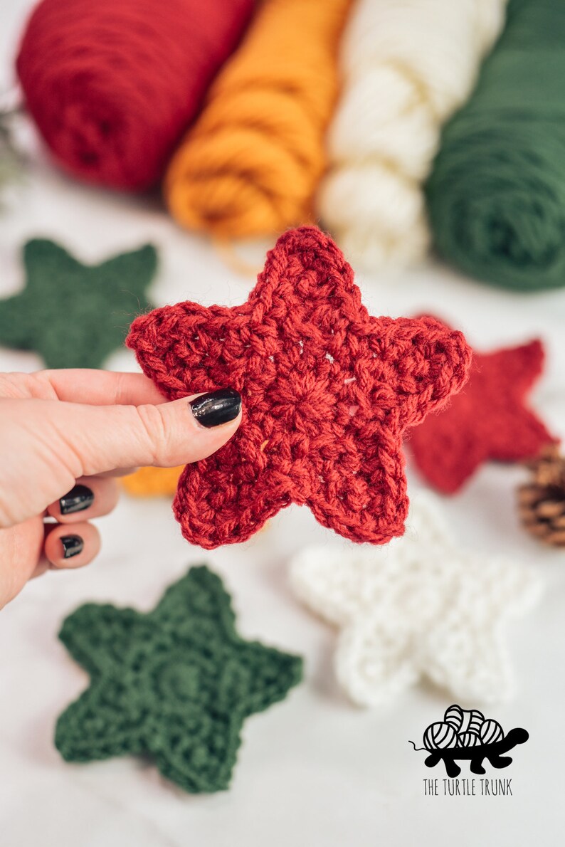 Crochet Star Appliqué