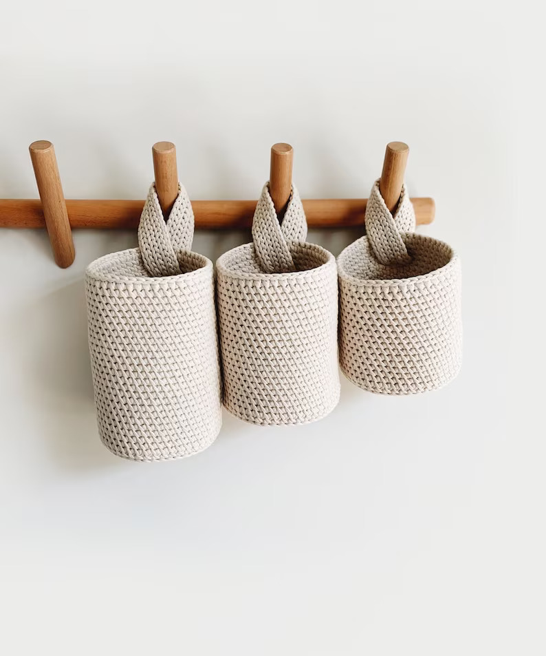8 Modern Knit Basket Patterns - 2023 Edition - Truly Crochet