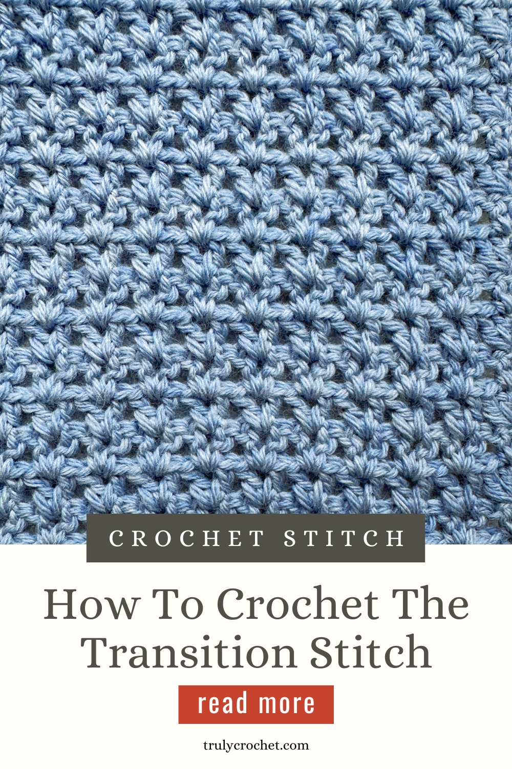 How To Crochet The transition stitch