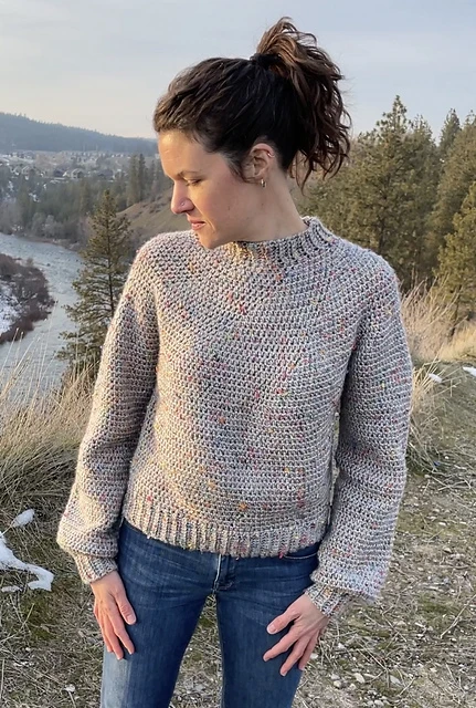 Mt Rainier Tweed Sweater